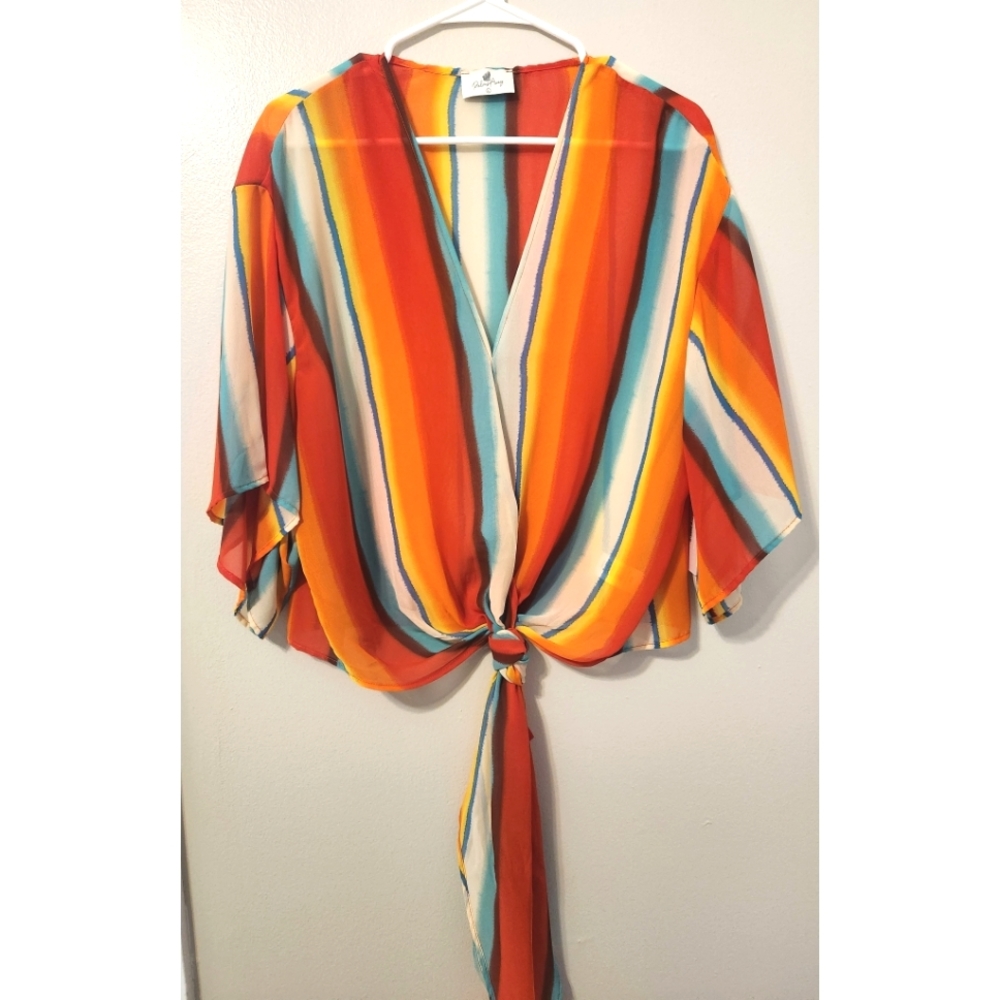 🆕️ NWT! Red Dress Boutique | Palms Away Blouse | Large